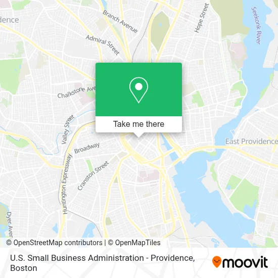 U.S. Small Business Administration - Providence map