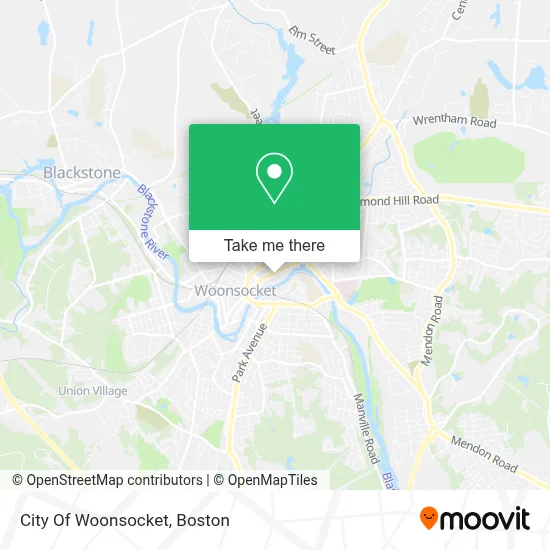 City Of Woonsocket map