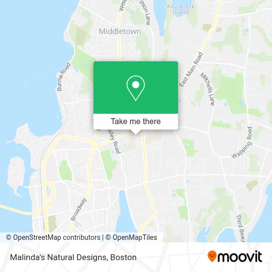 Malinda's Natural Designs map
