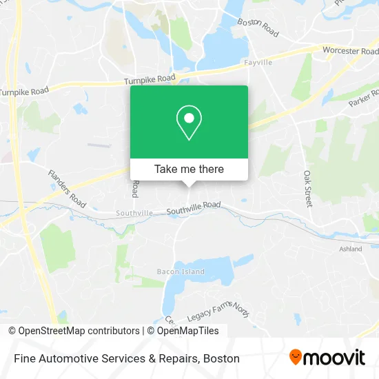 Fine Automotive Services & Repairs map