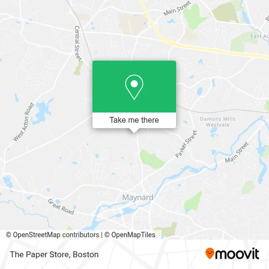 The Paper Store map