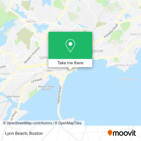 Lynn Beach map