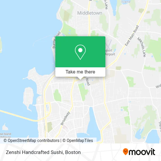 Zenshi Handcrafted Sushi map