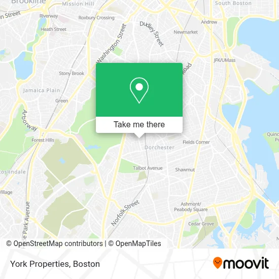 York Properties map