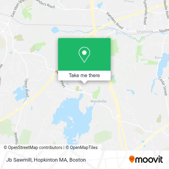 Jb Sawmill, Hopkinton MA map