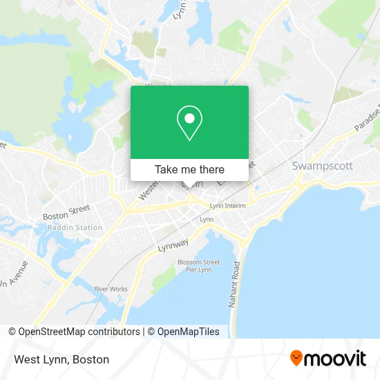 West Lynn map