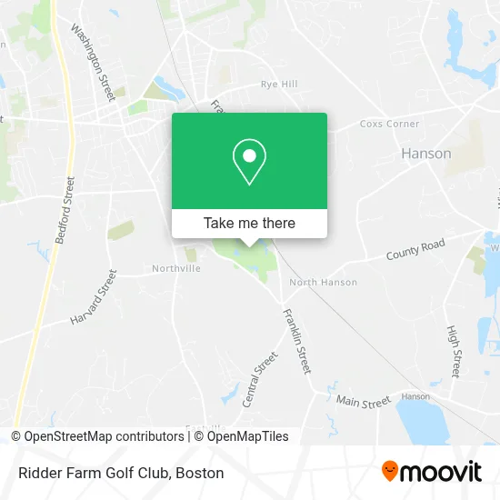 Ridder Farm Golf Club map