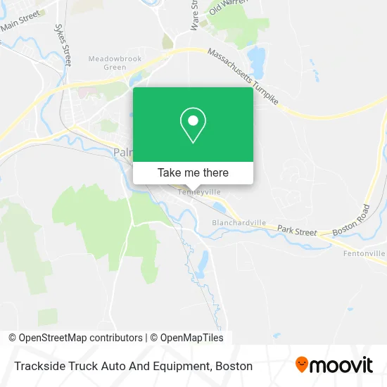 Trackside Truck Auto And Equipment map