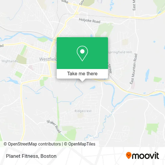 Planet Fitness map