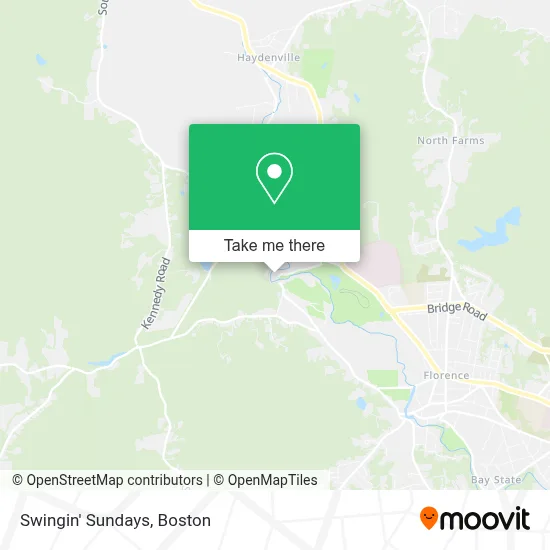 Swingin' Sundays map