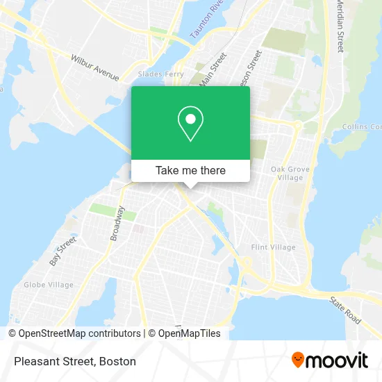 Pleasant Street map