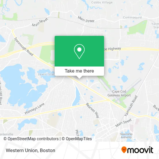Western Union map