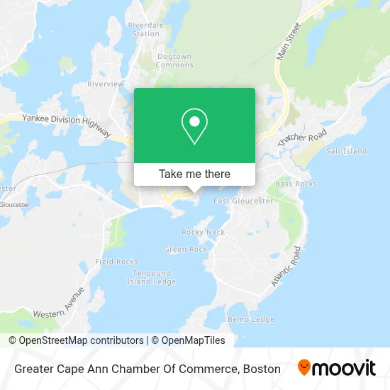 Greater Cape Ann Chamber Of Commerce map