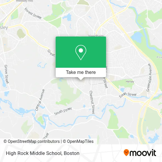 High Rock Middle School map