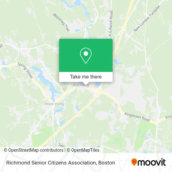 Richmond Senior Citizens Association map