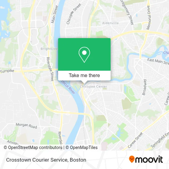 Crosstown Courier Service map