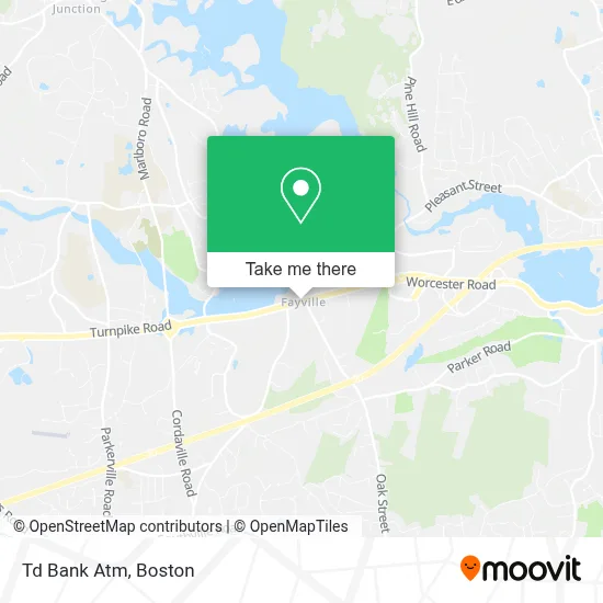 Td Bank Atm map