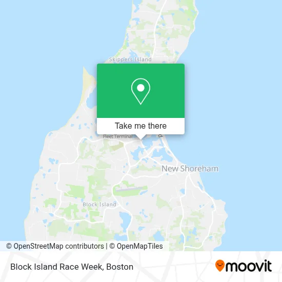 Block Island Race Week map