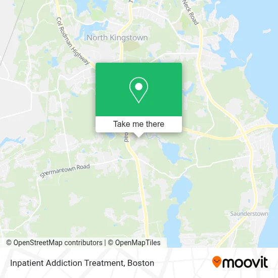 Inpatient Addiction Treatment map