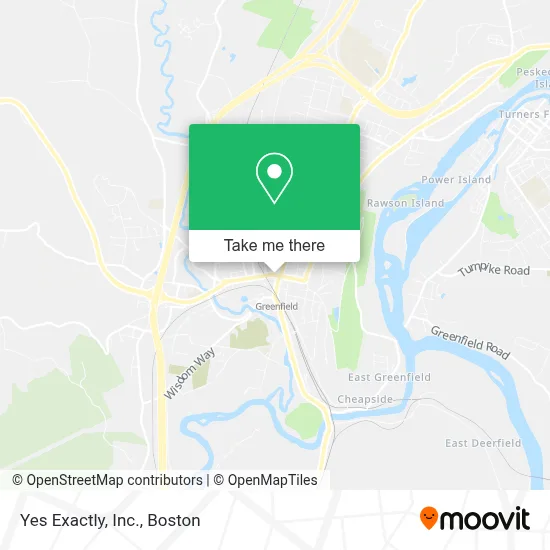 Yes Exactly, Inc. map