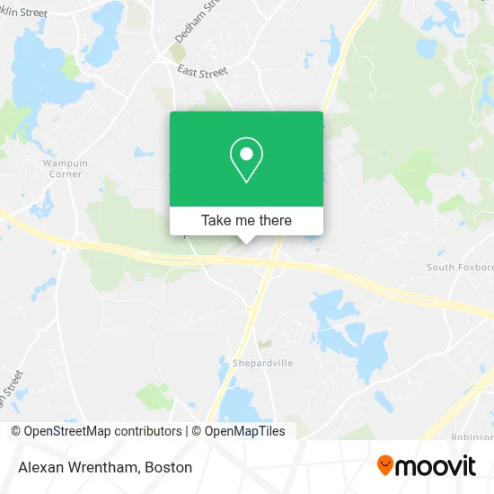 Alexan Wrentham map