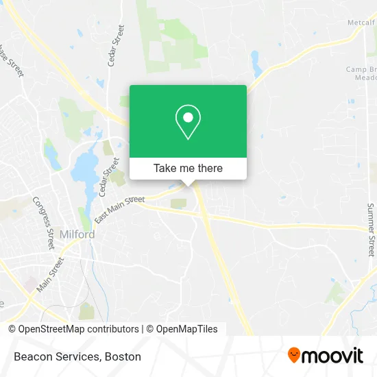 Beacon Services map