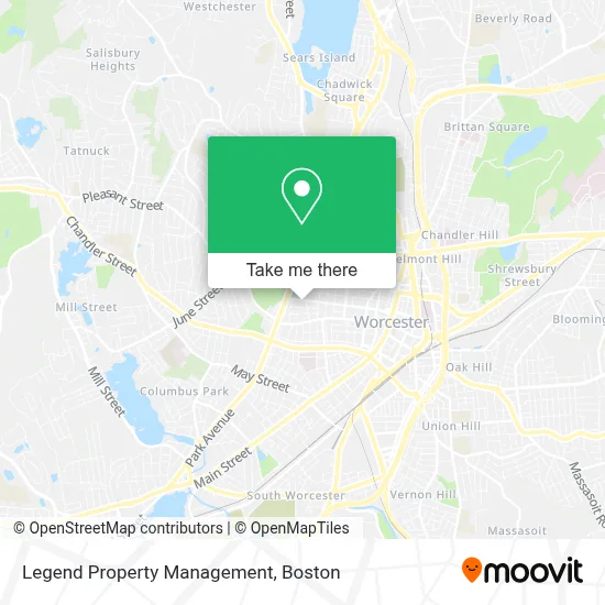 Legend Property Management map