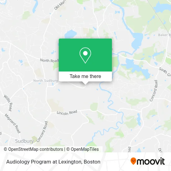 Audiology Program at Lexington map