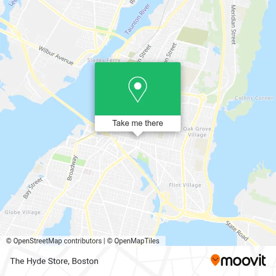 The Hyde Store map