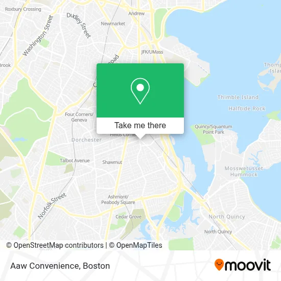 Aaw Convenience map
