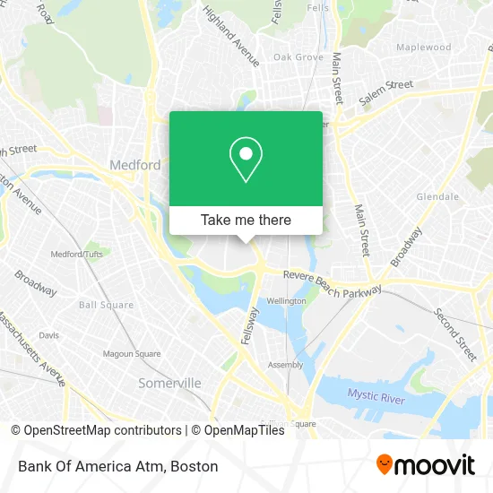 Bank Of America Atm map