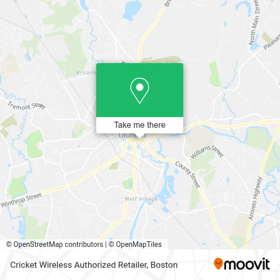 Cricket Wireless Authorized Retailer map