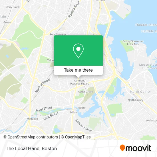 The Local Hand map