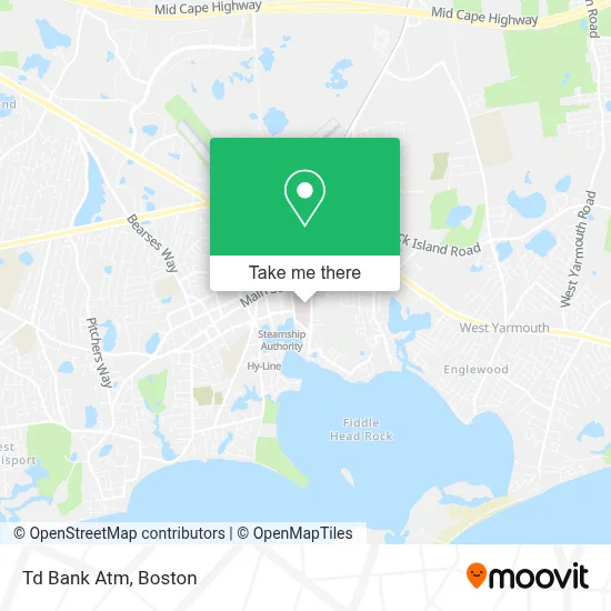 Td Bank Atm map