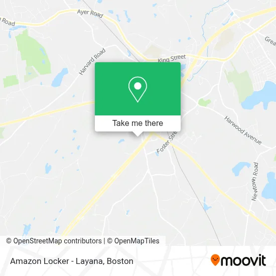 Amazon Locker - Layana map
