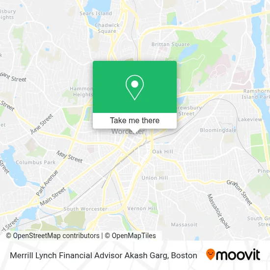 Merrill Lynch Financial Advisor Akash Garg map
