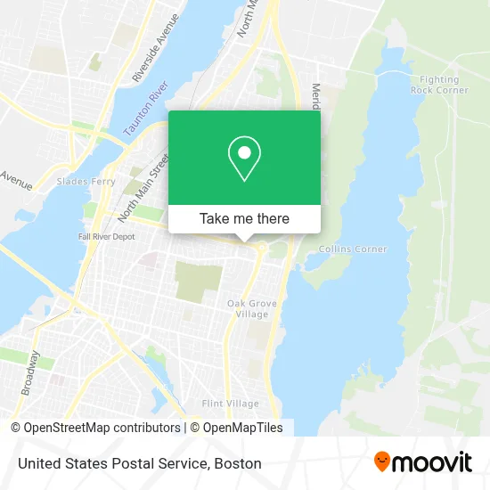 United States Postal Service map