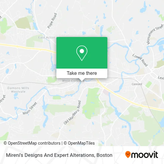 Mireni's Designs And Expert Alterations map