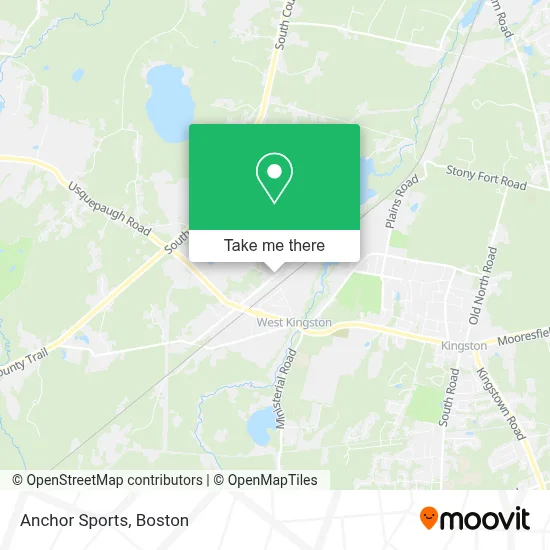 Anchor Sports map
