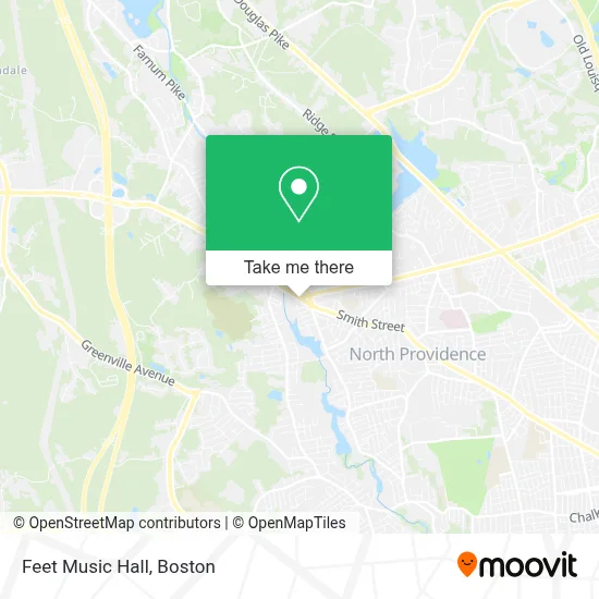 Feet Music Hall map