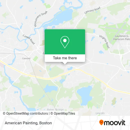American Painting map