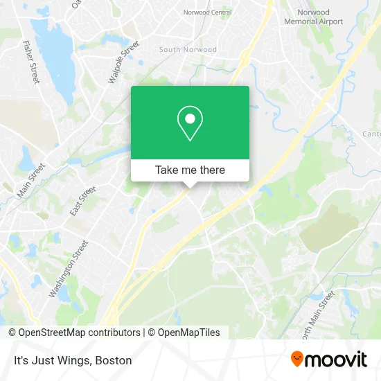 It's Just Wings map