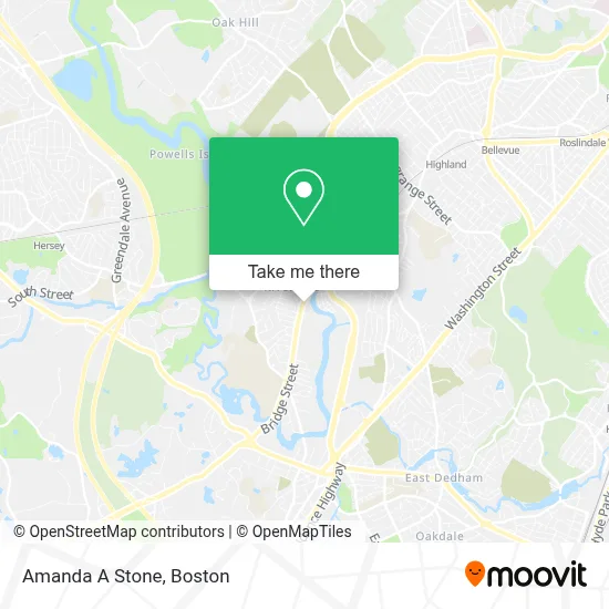 Amanda A Stone map