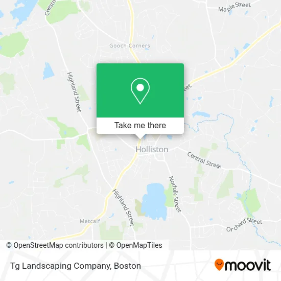 Tg Landscaping Company map