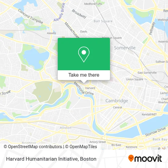 Harvard Humanitarian Initiative map