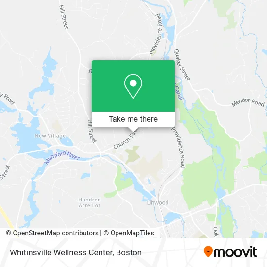 Whitinsville Wellness Center map