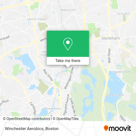 Winchester Aerobics map