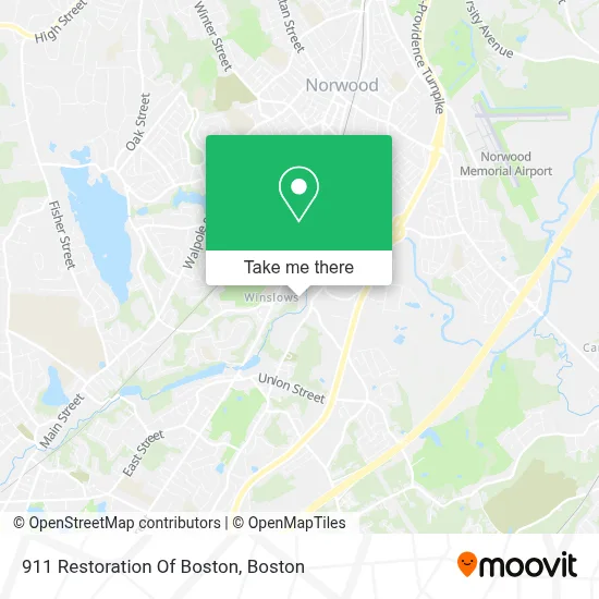 911 Restoration Of Boston map