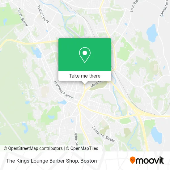 The Kings Lounge Barber Shop map