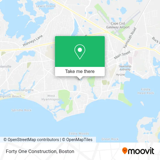 Forty One Construction map